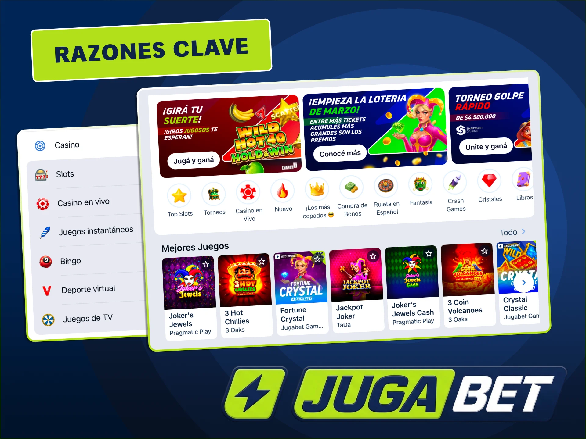 Juega seguro con la licencia oficial de JugaBet.