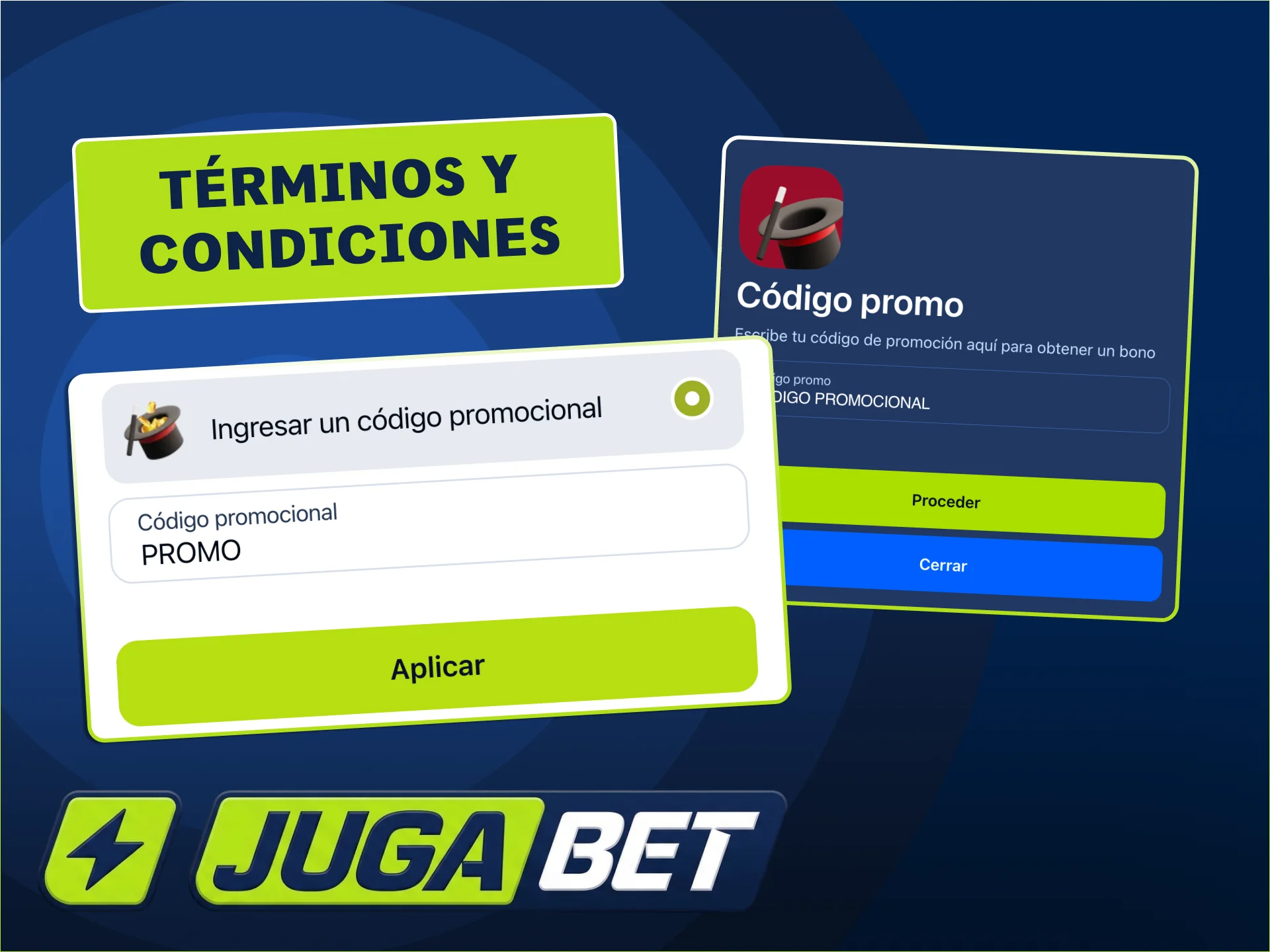 Activá tu bono de JugaBet con un depósito válido.