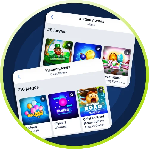 Diversión infinita con los juegos rápidos de JugaBet.