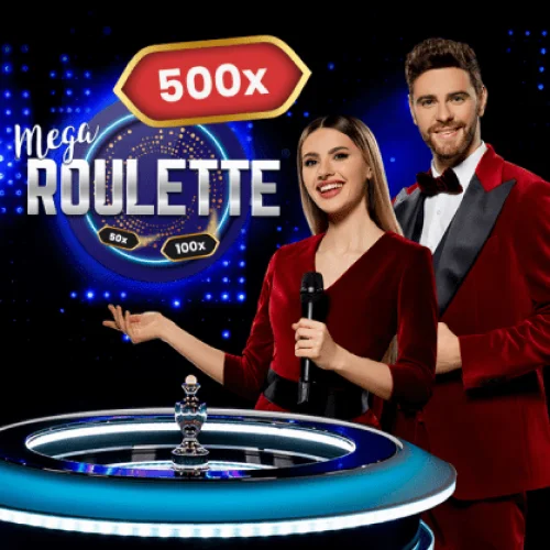 Ganá multiplicadores gigantes en Mega Roulette de JugaBet.