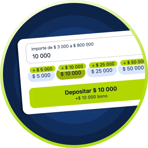 Haz un depósito mínimo hoy en JugaBet.