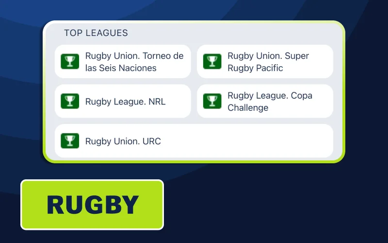 Gana con los puntos del rugby ahora en JugaBet.