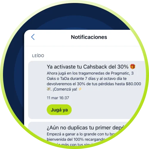 Personaliza tus alertas de eventos en JugaBet.