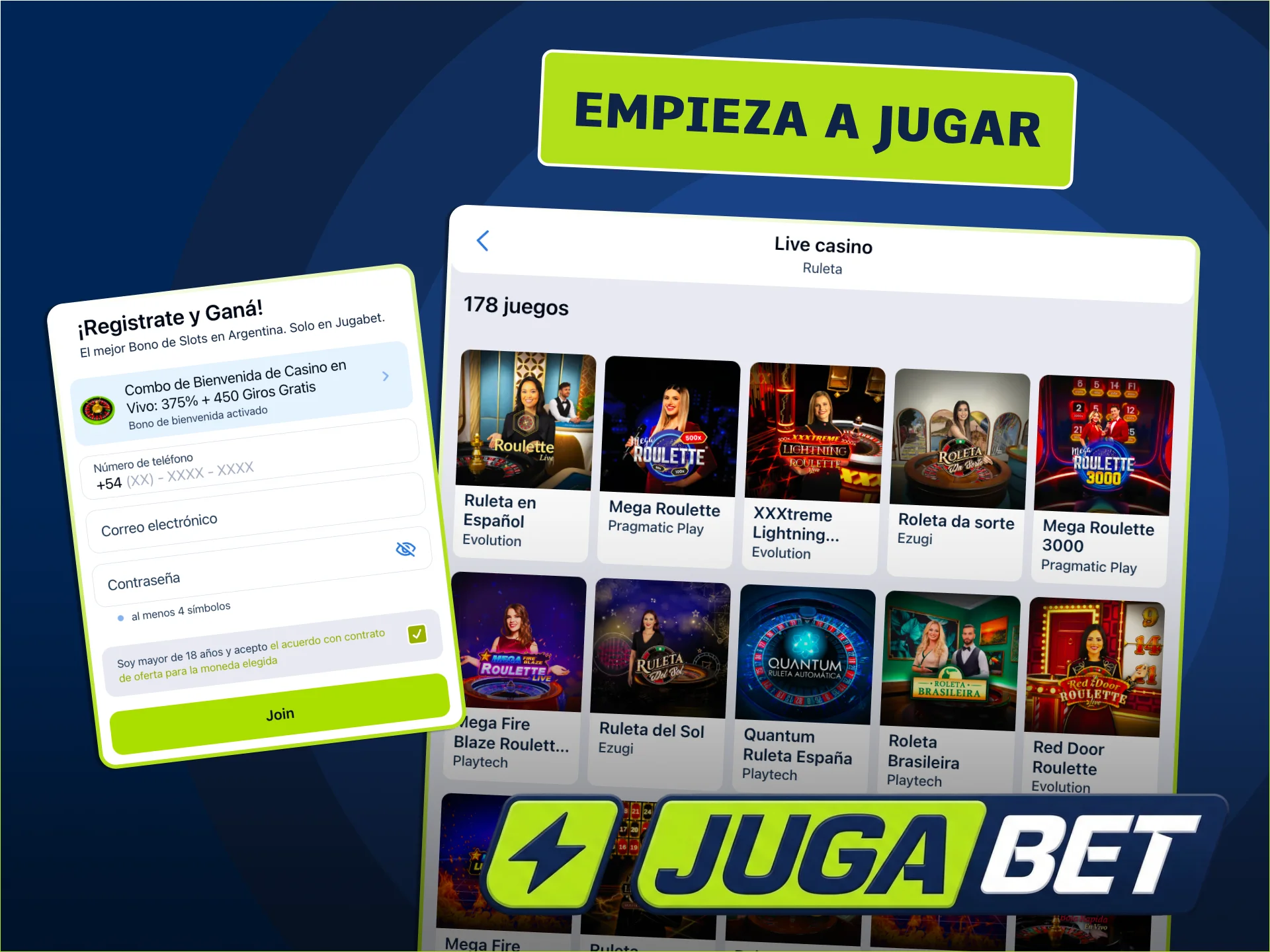 Empezá a jugar a la ruleta hoy mismo en JugaBet.
