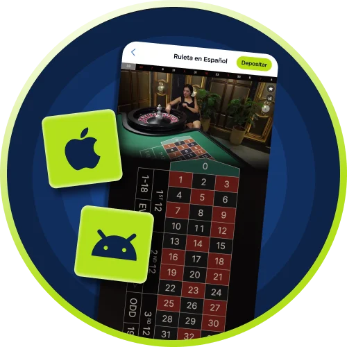 Accedé a la ruleta de JugaBet desde tu celular.