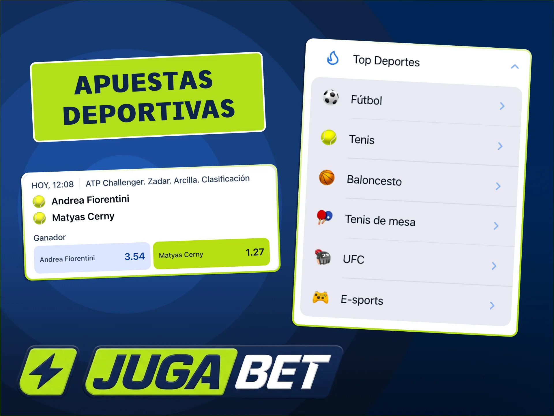 Explorá la mayor variedad de deportes en JugaBet.