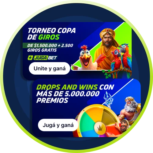 Participá en torneos exclusivos de slots en JugaBet.
